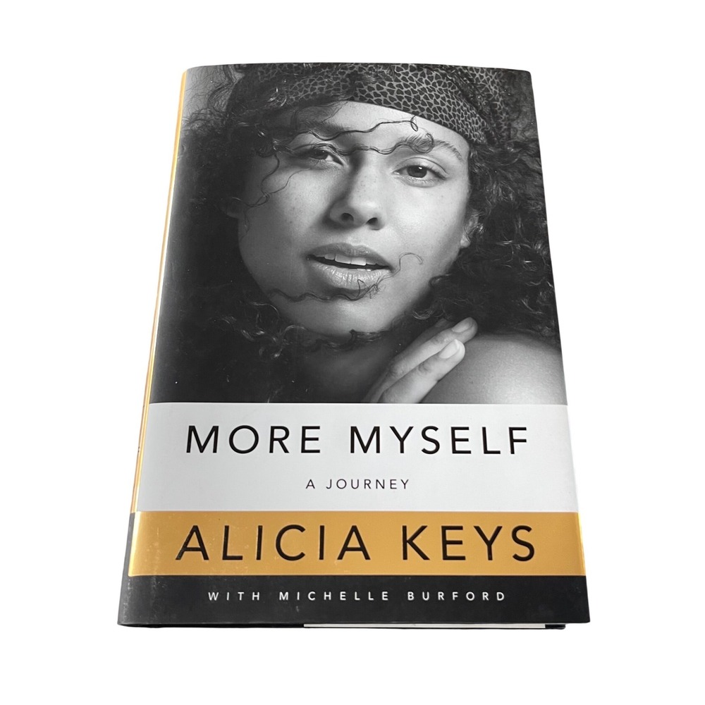 Alicia Keys More Myself A Journey Hardcover Book Black Gold First Edition Memoir
